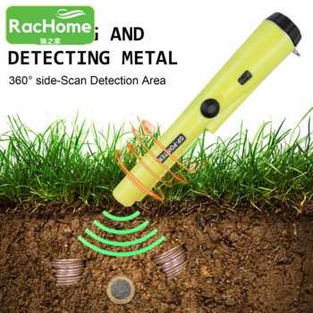 Φορητός ανιχνευτής μετάλλων Αδιάβροχο Ip66 Metal Gold Tester For Coin Gold Metals Poinpointing Rod Detector Metal Detector Pointer