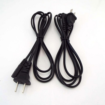 130W 0.6A 2-Pong Pin AC US захранващ удължител Кабел Захранващ кабел Конзола Конектор за кабел Жичен кабел За аудио настолен лаптоп C1