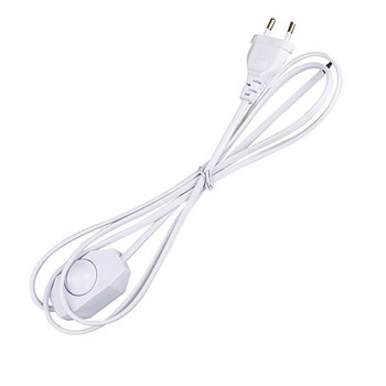1.8M US PLUG EU PLUG Димируем превключвател Захранващ кабел Us Outlet Extension Cords Pc Power Supply Cable Extension for Table Wall Light