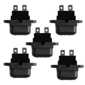 5 db mini szabvány lapátos biztosítéktartó 30 AMP autóipari cserebiztosíték-tartó Vízálló Pigtail beépített biztosítéktartó