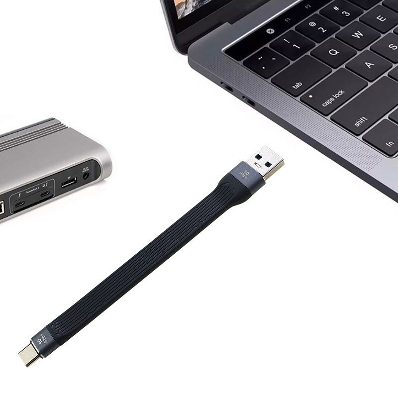 PD 60W 3 Cable Certified 10Gbps C-type uz USB2.0 Fast USB C Piemērots Macbook Pro ātras uzlādes datu kabeļiem ar Emark mikroshēmām
