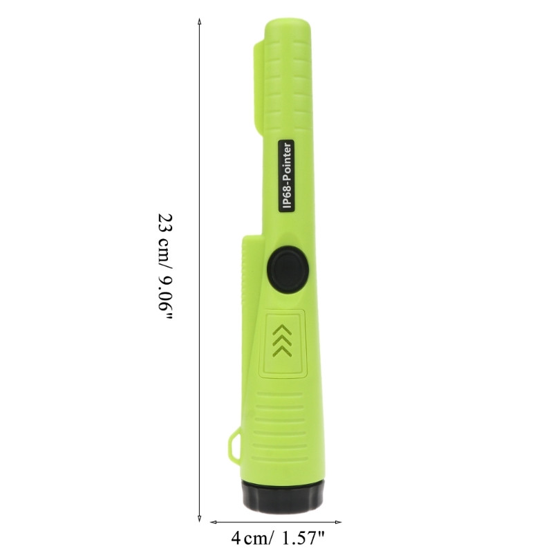 M17D metāla detektora norāde ar skaņas vibrāciju Profesionāls rokas ķegļu rādītājs 360° Meklēšana dārgumu noteikšana