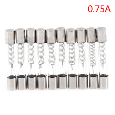 10 DB 6*40mm 5KV mikrohullámú sütő biztosíték Nagyfeszültségű biztosíték 0.65A 0.7A 0.75A 0.8A 0.9A