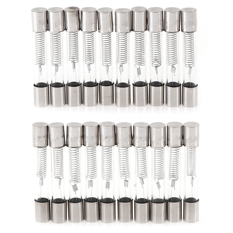 10vnt 6*40mm 5KV mikrobangų krosnelės saugiklis Aukštos įtampos saugiklis 0,65A 0,7A 0,75A 0,8A 0,9A