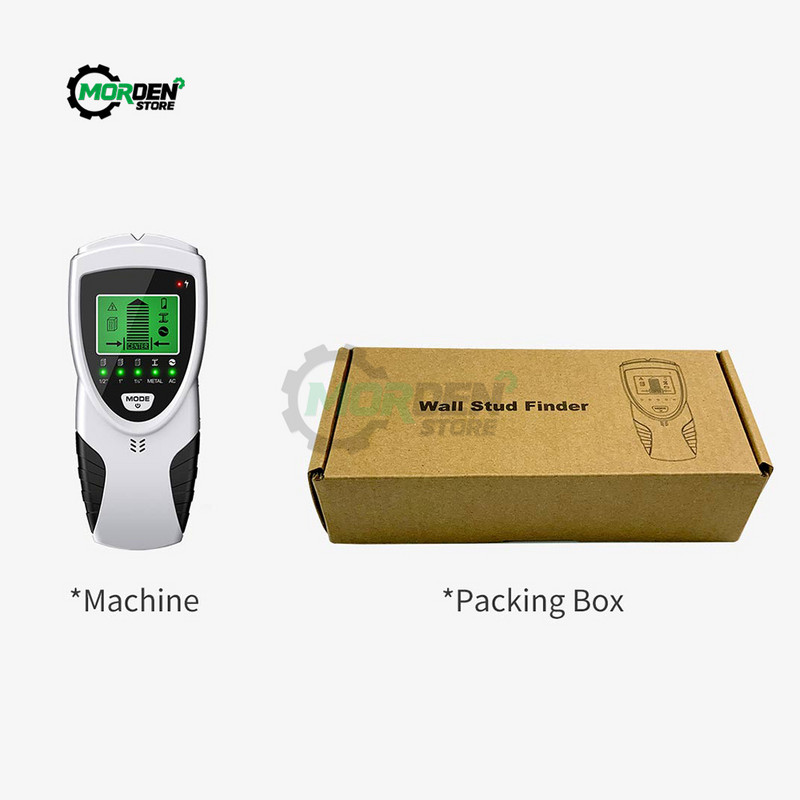 5 v 1 nástenný skener s inteligentným detektorom kovov alebo hĺbkovým detektorom kovov s LCD displejom pre nástroje na vylepšenie domácnosti