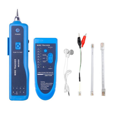 Kvaliteetne telefonijuhtmete jälgija tooner Ethernet LAN võrgukaabli tester liiniotsija 100M POE telefoni juhtmete jälgija