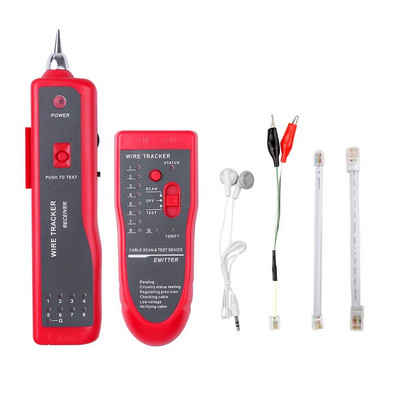 Kvaliteetne telefonijuhtmete jälgija tooner Ethernet LAN võrgukaabli tester liiniotsija 100M POE telefoni juhtmete jälgija