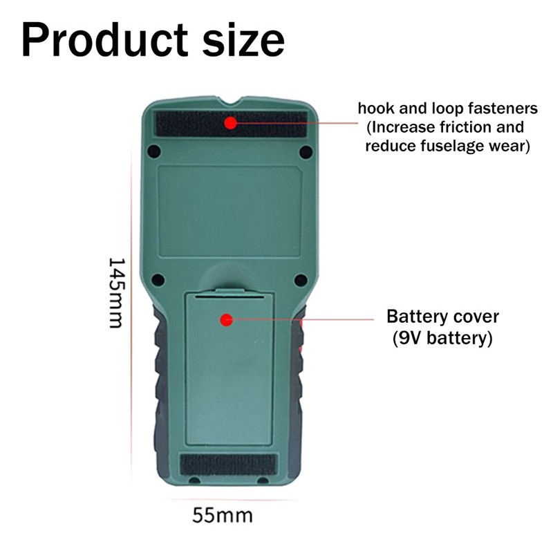 MAYILON MY6238 daudzfunkcionāls metāla detektora materiālu skeneris 24 Mm-80 Mm dziļuma metāla kabelis koka urbuma caurumu sienu noteikšanas rīki