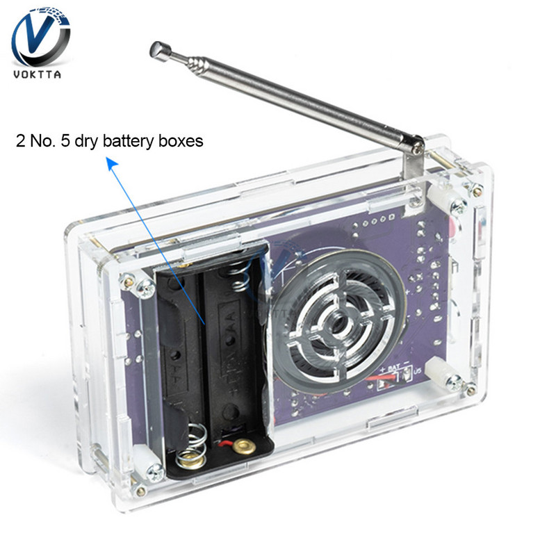 RDA5807 TDA2822 HU-017A RDA5807S raadiokomplekt FM FM elektrooniline DIY osad 87-108MHz plaadikomplekt elektroonikakomponentide tarvikutele