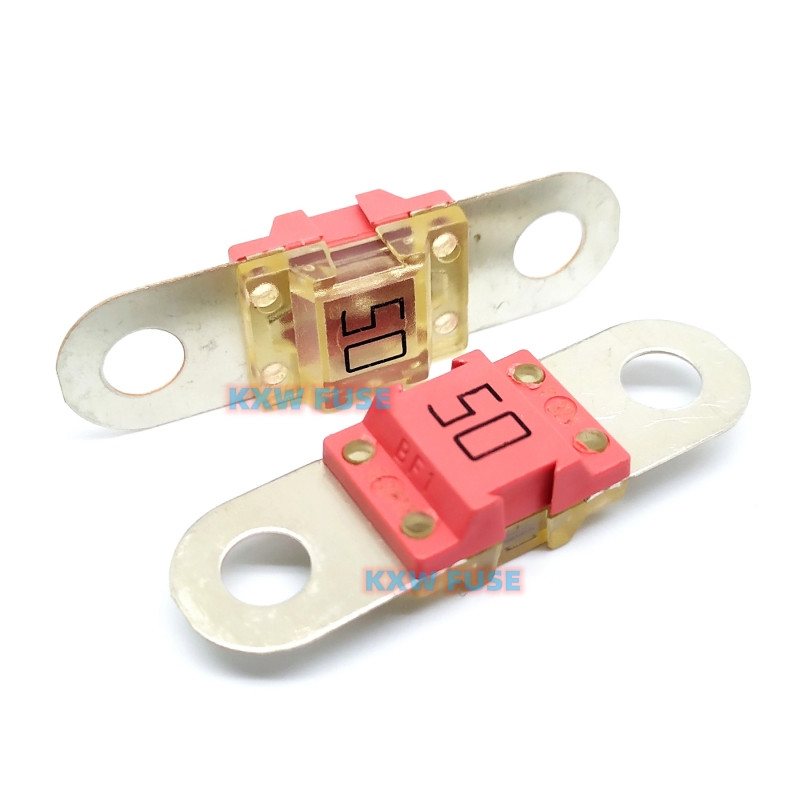 Серия BF1 30A 40A 50A Автомобилен предпазител с болтове Номинален 32V плосък предпазител Littelfuse Slo-Blo Auto Fuse 153.5631.5302/5402/5502