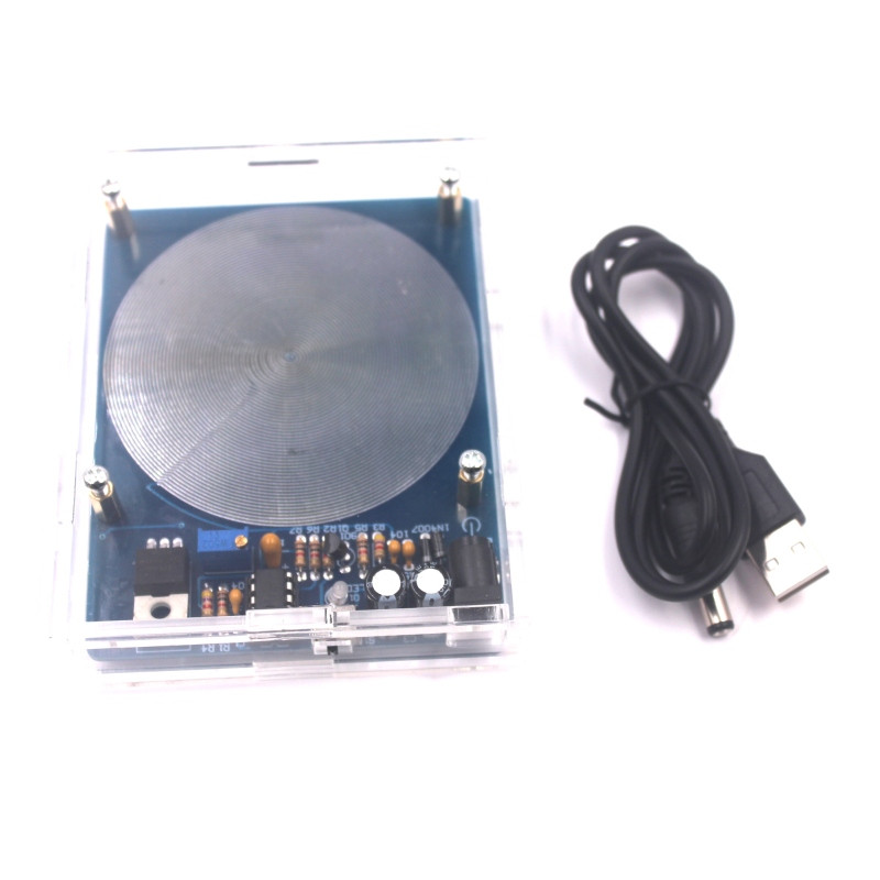 DC 5V 7.83HZ Шуманов резонанс Ултранискочестотен генератор на импулсна вълна Аудио резонатор с кутия