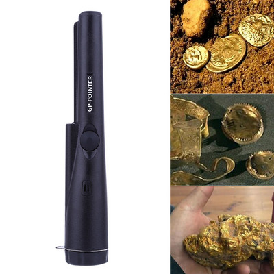 Handheld Metal Detector Waterproof Plastic Pointer Pinpointer Iducing Vibration Scan Metal Coin Gold GP-pointerII
