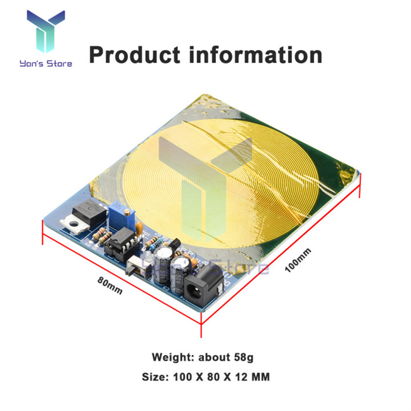DC 5V 7.83HZ Schumann rezonanso itin žemo dažnio impulsinių bangų generatorius garso rezonatorius su dėžute