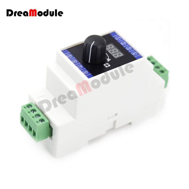 Generátor prúdového signálu s digitálnym displejom 4‑20 mA DC 24 V Simula Rail Installation Generátor prúdu s komunikáciou 485 MODBUS