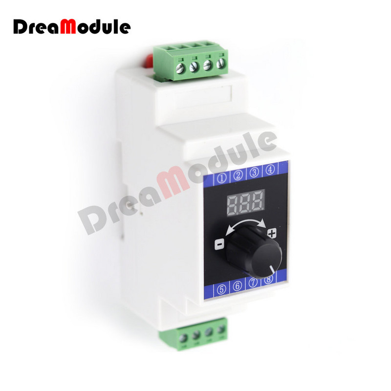 Generátor prúdového signálu s digitálnym displejom 4‑20 mA DC 24 V Simula Rail Installation Generátor prúdu s komunikáciou 485 MODBUS