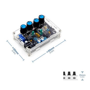 Hot ICL8038 Υψηλής Ακρίβειας Ρυθμιζόμενη Γεννήτρια Σήματος DIY Kit Ημιτονοειδής Τριπλής Γωνίας Τετράγωνη Έξοδος Πριονιού 5Hz-400Khz