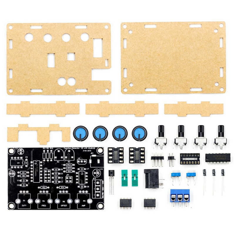 Horúca sada ICL8038 s vysokou presnosťou a nastaviteľným generátorom signálu pre domácich majstrov, sínusový trojuholníkový štvorcový pílový výstup 5 Hz až 400 kHz