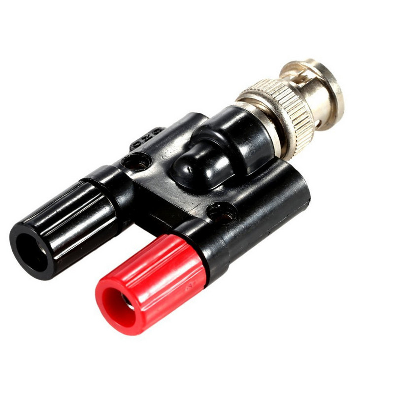 HanTek BNC Bananų kištuko adapteris osciloskopo įrankiams Multimetro priedai HT311 Dviejų lizdų moteriška bendraašė jungtis