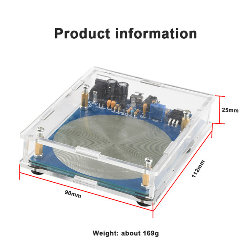 DC 5V 7.83HZ Rezonanță Schumann Generator de unde puls de frecvență ultra joasă Rezonator audio cu cutie