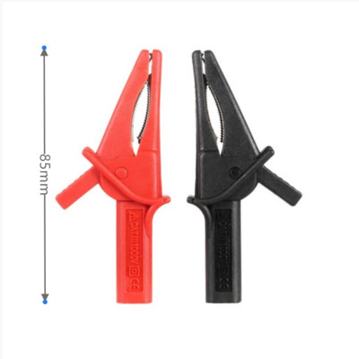 2tk Dolphin/Gator klambrid punane + must Hantek HT18A digitaalse multimeetri autoostsilloskoobi tarviku jaoks