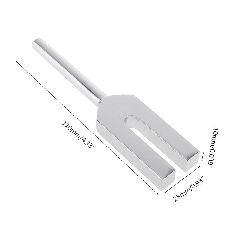 kamertonų rinkinys 4096 Hz 4160 Hz 4225 Hz Medicininės kamertonos su mediniais plaktukais ir maišeliu gydomojo garso mušamasis instrumentas