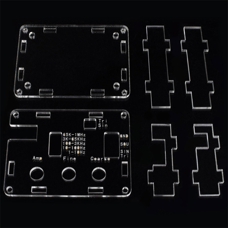 1HZ-1MHZ XR2206 funkcinių signalų generatoriaus „pasidaryk pats“ komplektas sinusinio/trikampio/kvadratinio išvesties signalo generatoriaus reguliuojama dažnio amplitudė