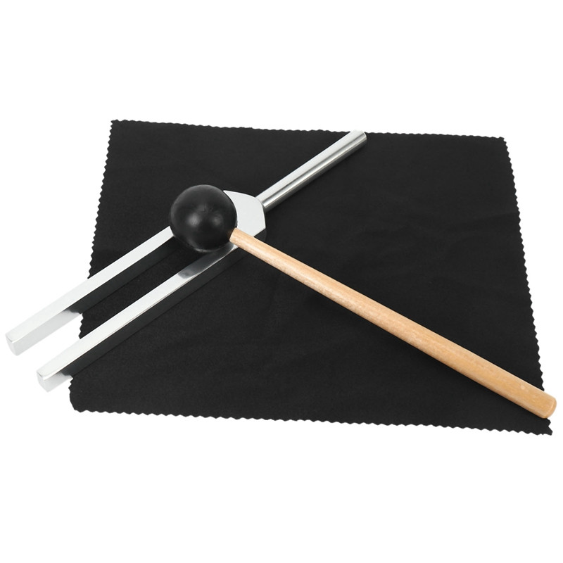 Tuning Fork 528HZ derintuvas su plaktuku, skirtas nervų sistemos gydymui, streso mažinimui Sveikatos priežiūra Garso terapija Gydomoji čakra