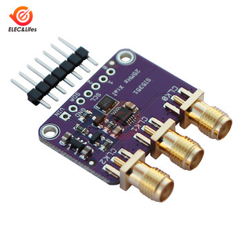 Si5351A SI5351 I2C Clock Generator Breakout Board Module GY-SI5351 Clock High Frequency Τετραγωνικό κύμα Γεννήτρια σήματος 8KHz-160MHz