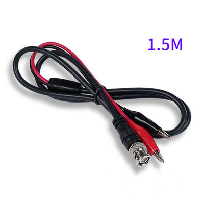 BNC Q9 isane pistikühendus topelt alligaatoriklambriga ostsilloskoobi sondi testjuhtmed krokodilliklambrid kaabli ostsilloskoobi tarvikud