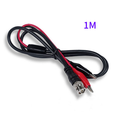 BNC Q9 isane pistikühendus topelt alligaatoriklambriga ostsilloskoobi sondi testjuhtmed krokodilliklambrid kaabli ostsilloskoobi tarvikud