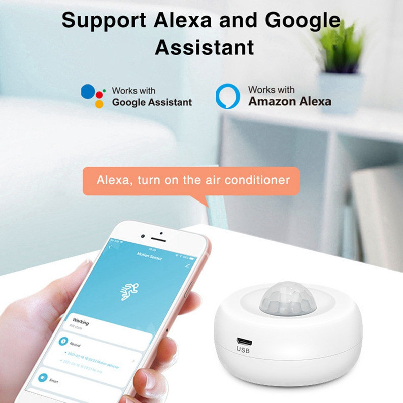 Bezdrôtový inteligentný senzor ľudského tela Wifi, pohybový senzor PIR, Zigbee, použitie s aplikáciou Tuya Smart Life
