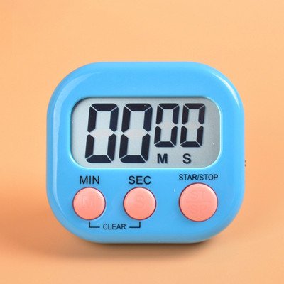 Cronometru de bucătărie, magnetic LCD, cronometru digital cu numărătoare inversă, cu suport, practic, pentru gătit, coacere, sport, ceas cu alarmă, instrumente de memento
