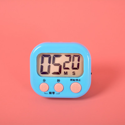 Cronometru de bucătărie, magnetic LCD, cronometru digital cu numărătoare inversă, cu suport, practic, pentru gătit, coacere, sport, ceas cu alarmă, instrumente de memento
