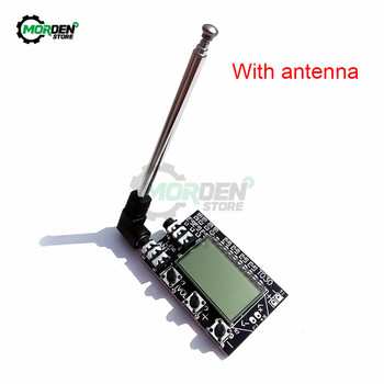 Цифров LCD 2-канален FM стерео предавател Платка за безжично аудио предаване Fm 78 mhz до 108 mhz Модул с инструменти за антена