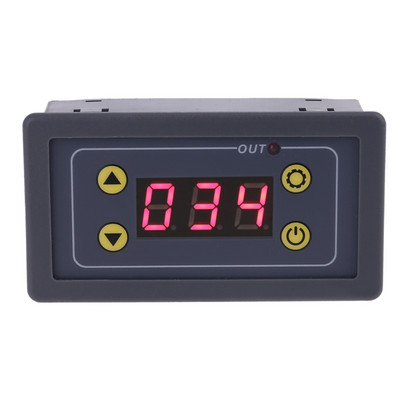 Modul practic de releu de întârziere cu afișaj LCD pentru DC 5V 12V 24V Temporizator digital Modul comutator de control al întârzierii ciclului AC 110V