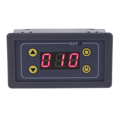 Modul practic de releu de întârziere cu afișaj LCD pentru DC 5V 12V 24V Temporizator digital Modul comutator de control al întârzierii ciclului AC 110V