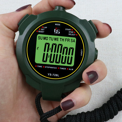 Cronometru digital Cronometru LCD de mână Cronometru de antrenament profesional Cronometru electronic Sport în aer liber Alergare Cronograf Cronometru