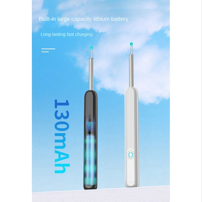 Smart Ear Cleaning Endoscope Visual Ear Sticks Endoscope 500W Earpick Mini Camera Otoscope For Iphone Ipad Android