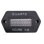 Contor digital de oră, temporizator de acumulare LCD, 6-36 V DC/AC Contor de oră resetat 999999.59H Snap in, pentru vehiculul cu barca