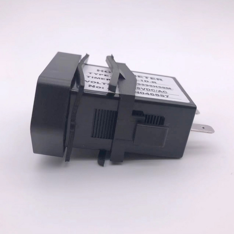 Skaitmeninis valandų skaitiklis, skystųjų kristalų ekrano kaupimo laikmatis, 6–36 V nuolatinės srovės / kintamosios srovės valandų skaitiklis, iš naujo nustatomas 999999,59 H Priveržiamas, skirtas automobiliniam sunkvežimiui.