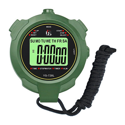 Cronometru digital electronic portabil Cronometru portabil multifuncțional pentru antrenament Sport în aer liber Alergare Cronograf Cronometru cu numărătoare inversă