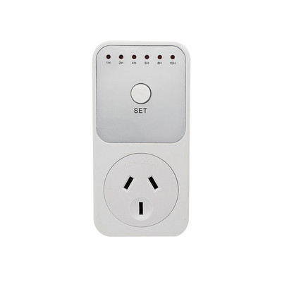 Zásuvka časového spínača US EU UK AU 10-hodinová odpočítavacia zástrčka Inteligentné nastavenie času Ovládacia zásuvka Elektrická meracia zásuvka
