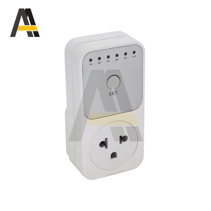 Zásuvka časového spínača US EU UK AU 10-hodinová odpočítavacia zástrčka Inteligentné nastavenie času Ovládacia zásuvka Elektrická meracia zásuvka