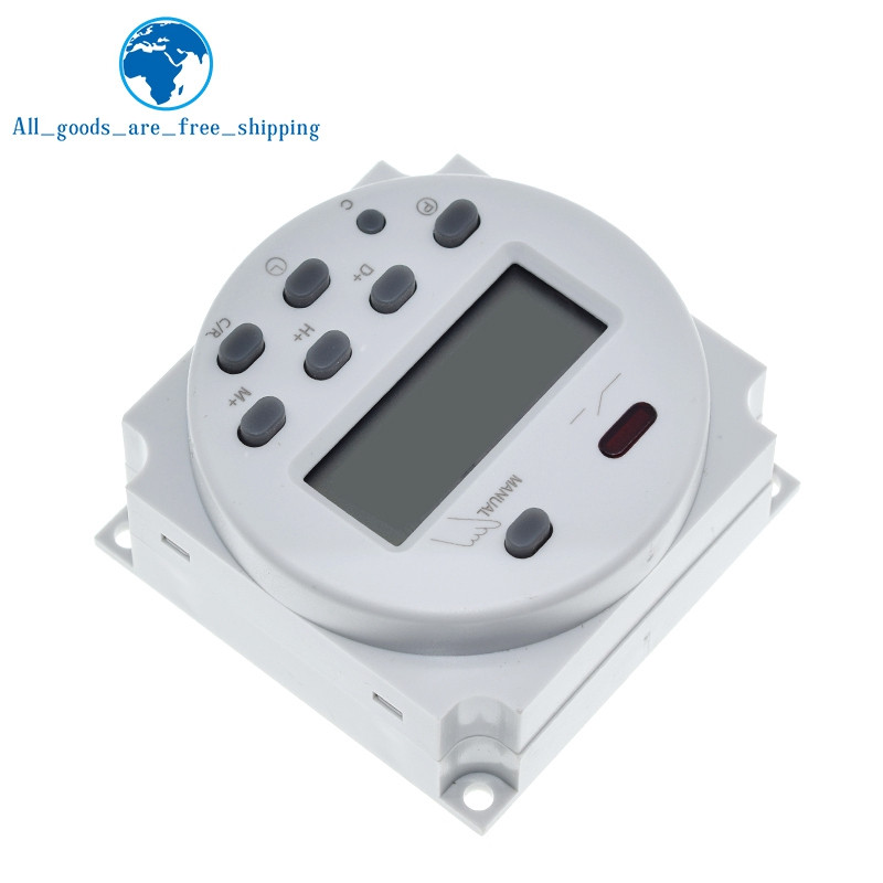 CN101A LCD časový spínač 12V 24V 110V 220V časové relé napájací zdroj pre billboardy pre pouličné lampy BEZ vodotesnej skrinky