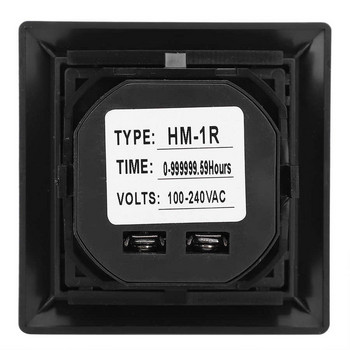 HM-1R 0,3W Universal Digital Display Hour Meter High Accuracy Timer Tools 50/60HZ AC 100-240V