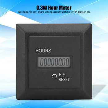 HM-1R 0,3W Universal Digital Display Hour Meter High Accuracy Timer Tools 50/60HZ AC 100-240V