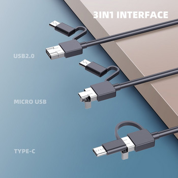 5,5 MM 7 MM бороскопна камера 3IN1 Tpye-c Micro USB мини обектив Ендоскоп за проверка на автомобила 6 светодиода IP67 Водоустойчив за Android телефони PC