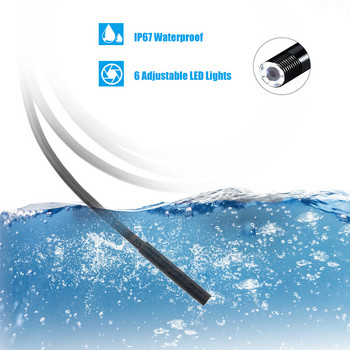 KKmoon 3-σε-1 USB Borescope Industrial Endoscope Inspection Borescope Camera Waterproof Inspection Pipe για Android