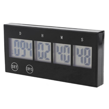 Ψηφιακό χρονόμετρο αντίστροφης μέτρησης 999 ημερών Πλήκτρο αφής LCD μεγάλης οθόνης Υπενθύμιση συμβάντος