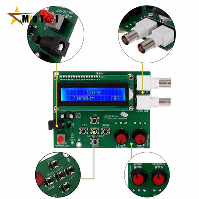 1Hz-65534Hz DDS функция Генератор на сигнали Честотомер Модул за генератор на честоти за електрически измервателен инструмент